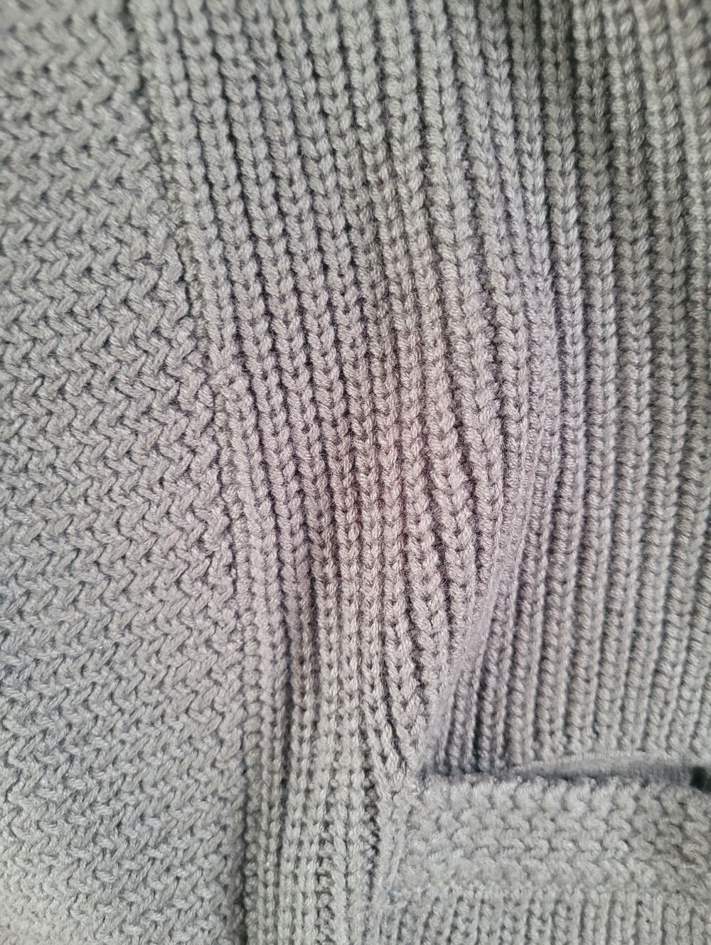 Talbots Olive Knit Shawl-Collar Open Cardigan - Picture 2 of 5
